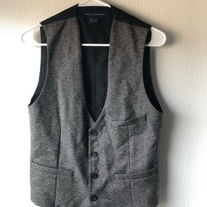 Men’s suit vest, hemmed to fit ladies